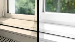 Enkla knep för att rengöra gulnade fönsterbänkar i plast utan starka kemikalier