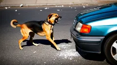 Så tränar du bort hundens utfall mot bilar och cyklar – expertens bästa tips