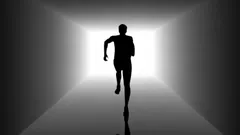 Personen springer mot dig eller bort från dig: Denna optiska illusion hjälper dig att förstå vilken typ av tänkande du har